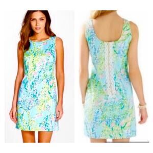 Lilly Pulitzer Cathy Shift Dress Sky Blue Heaven Size 0